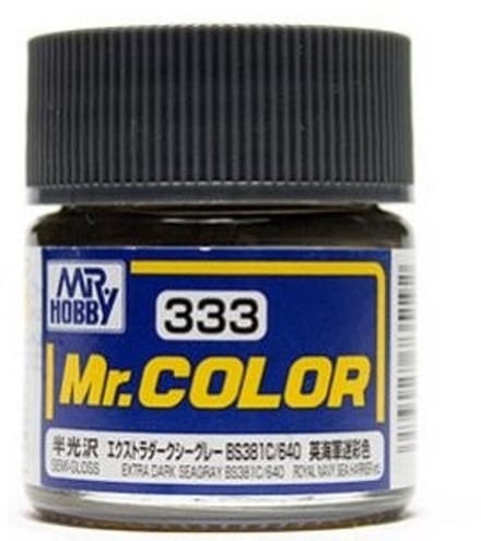 Gunze Mr. Hobby C-333 - Mr. Color 10 ml Dark Seagray BS381C 640 - Lacquer Modelbouwverf