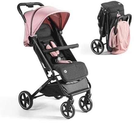 Ultralichte en Compacte Buggy met Uitschuifbare Kap | Tot 22 kg | Boekvormig Vouwsysteem