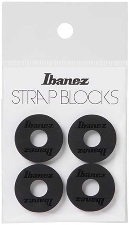 Ibanez ISB4-BK Sillicone Strap Blocks Zwart (4 Stuks)