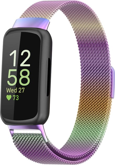 Milanees bandje - geschikt voor Fitbit Inspire 3 - multicolor