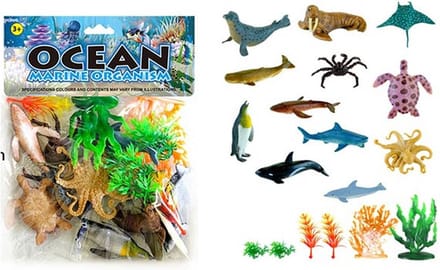 Zeedieren 8 cm
