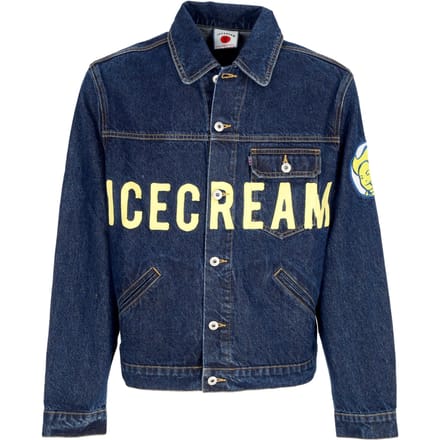 Mannen Jeans Jacket ijs Cowboy Denim Trucker Jacket Indigo