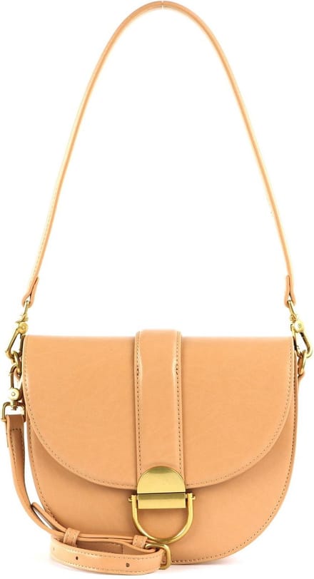 SEIDENFELT MANUFAKTUR Schoudertas SFM243 Saddle Bag Soft Orange / Gold Abrikoos