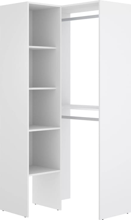 Vente-unique Hoekkast - L79 cm - Wit - FERDINAND