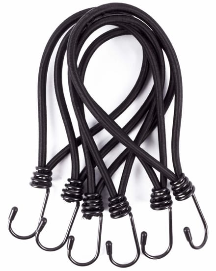 Benson Spanelastieken - met haak - 12x stuks - spanners voor spandoeken - afdekzeilen/netten