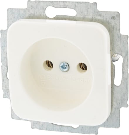 Busch-Jaeger Reflex Inbouw Stopcontact - 1-voudig - Polarwit