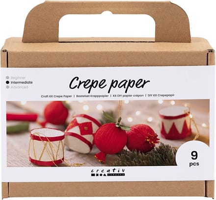 Creativ Company Mini Creatieve Box Kerstornamenten Crêpepapier