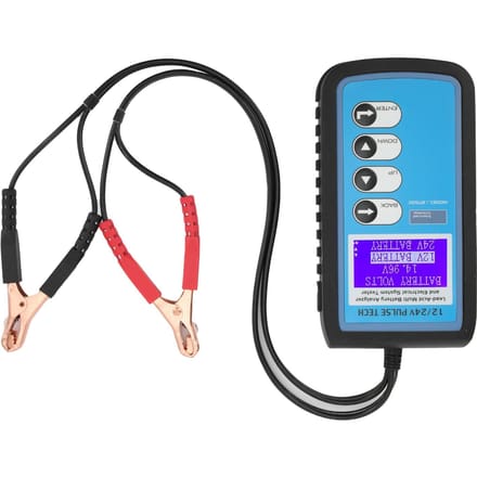 12V 24V Batterijtester BT500 Start- en Laadsysteem Analyzer voor CCA DIN IEC EN JIS black