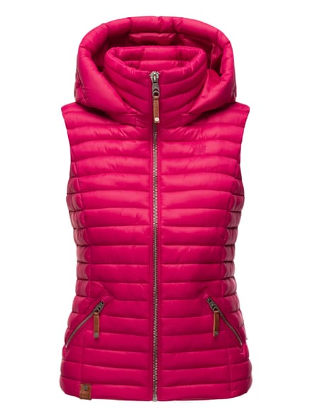 Navahoo Dames Gewatteerde Bodywarmer Shadaa – Lichte Weste met Afneembare Capuchon