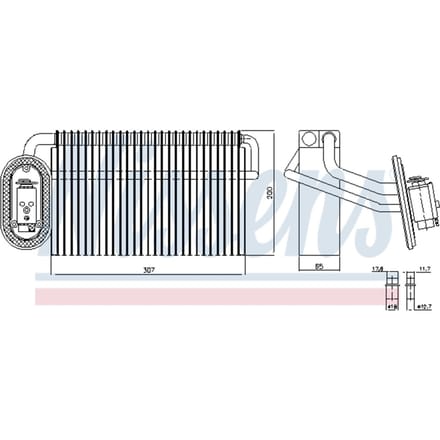 Verdamper, airconditioning NISSENS 92322