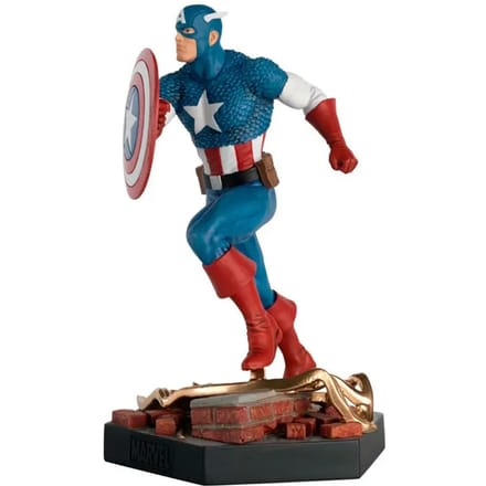 Eaglemoss Publications Ltd. Captain America Beeld/figuur Captain America 13 cm Marvel VS. Resin Statue 1/16 Multicolours