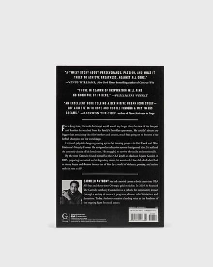 "Where Tomorrows Aren't Promised: A Memoir of Survival and Hope" by Carmelo Anthony