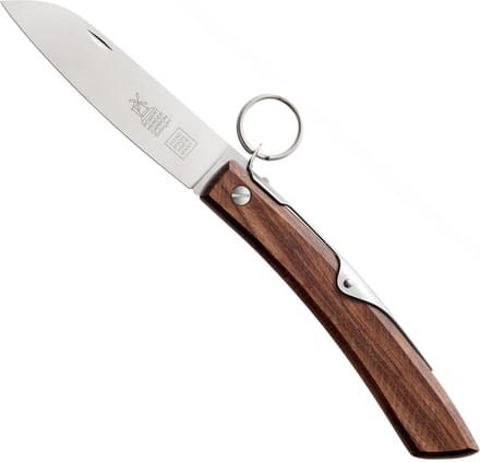 Robert Herder IBEX – Zakmes – Inklapbaar – Lemmet 100 mm – Carbonstaal – Heft Zwart Walnotenhout