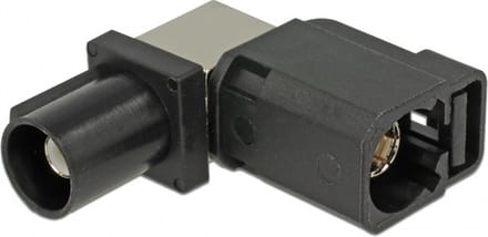 Fakra A (m) - Fakra A (v) haakse antenne adapter - 50 Ohm
