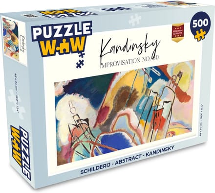 Puzzel Schilderij - Abstract - Kandinsky - Legpuzzel - Puzzel 500 stukjes