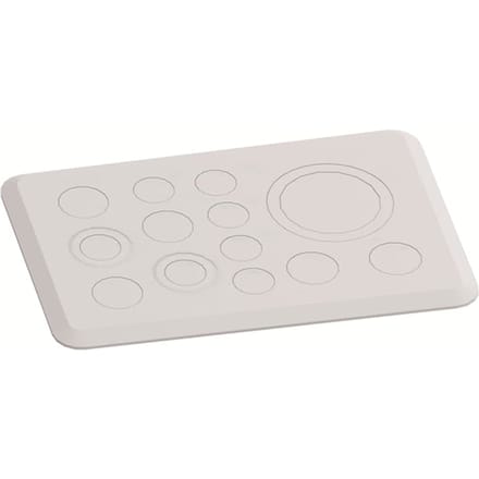 ABB component flensset voor M-schroefkoppelingen 1M63/M50 2xM32/M20 - 2CPX010453R9999