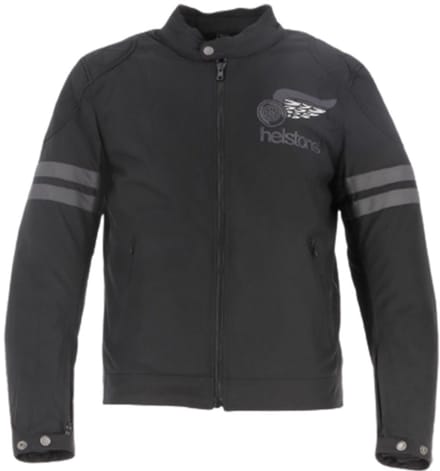 Helstons Jake Speed Fabrics Jas Zwart Grijs - Jas