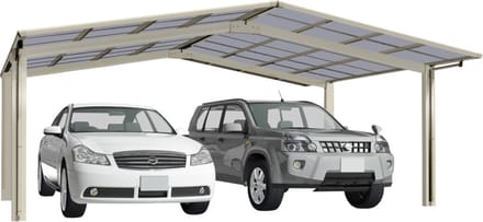 Ximax - 76121 - Aluminium Carport Linea Type 60 M inox look