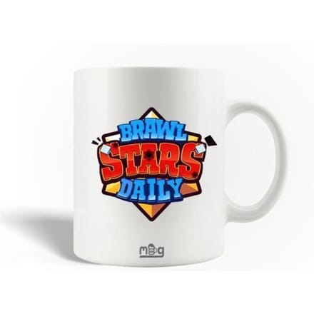 Mug en Céramique - Brawl Stars - Daily - 30cl - Compatible Lave-Vaisselle - Blanc