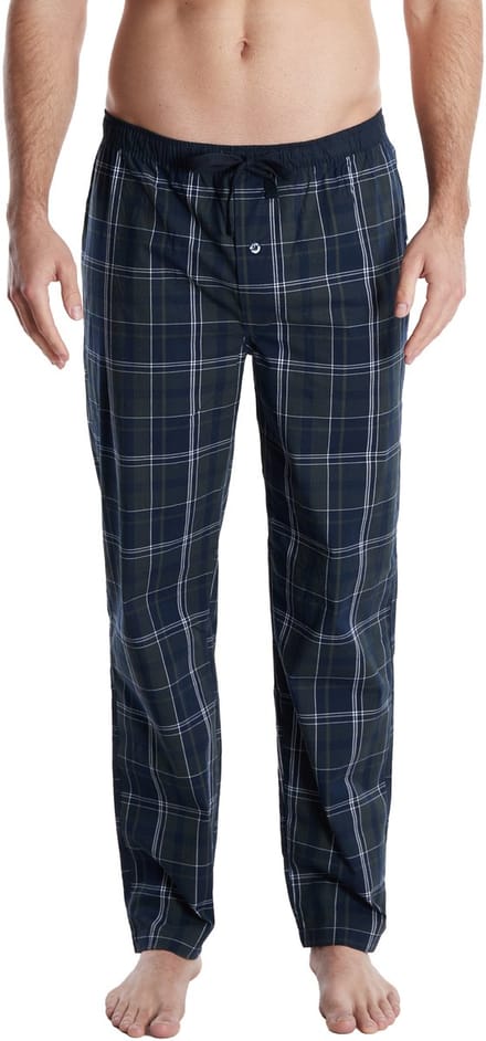 Ceceba heren pyjama- of loungebroek - donkerblauw geruit