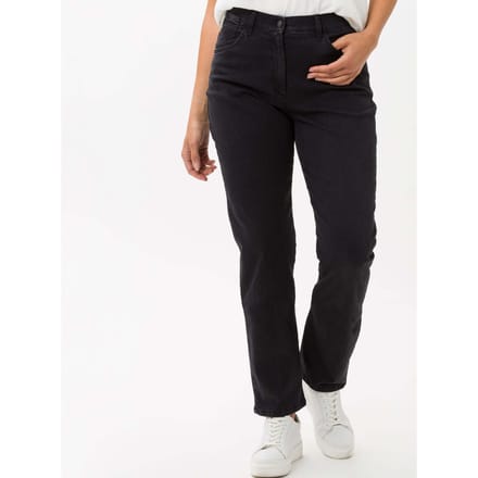 Raphaela by Brax Dames Jeans  Style CORRY SLASH BLACK + EFFEKT, denim lichtgrijs, maat 36K