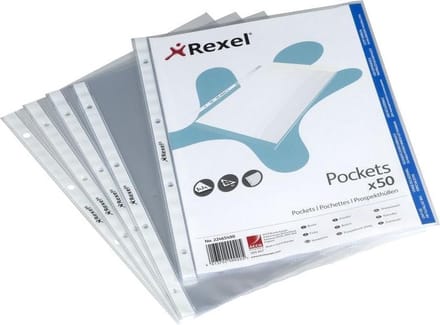 REXEL documenthoezen A4 PP glasheldere 0,06mm