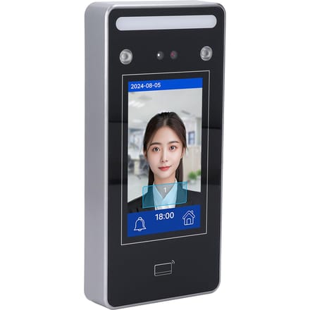 Gezichtsherkenning Aanwezigheidsmachine voor Werknemers Zichtbaar Licht Dynamisch Gezicht en Kaarttoegang