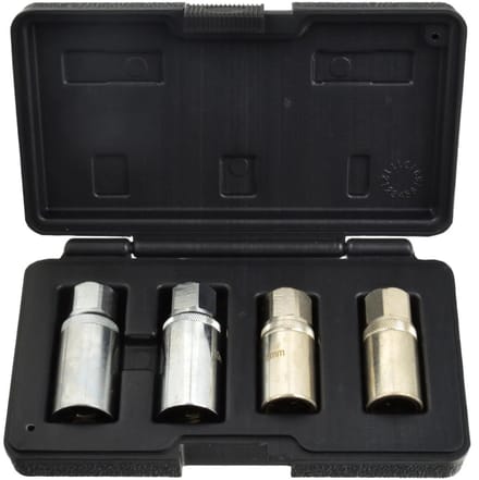Draadeinden uitdraaierset - 4 delig - 6, 8, 10 en 12mm - GEKO