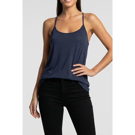 Alchemist Anemone Top Navy Maat: XS | Mouwloze Tops Outlet | Dames | Blauw
