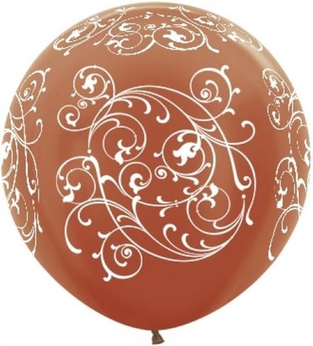 ballon Sempertex 60cm Filigraan - Metaalkoper 573[EAN=sku]