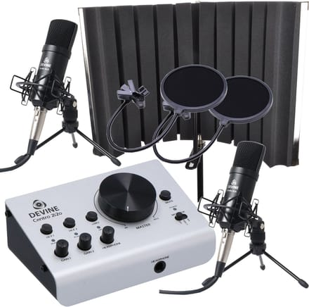 Opnamebundel - incl. reflectiefilter en 2 popfilters - Multikleur Devine