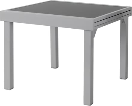 ib style Diplomat Tuintafel - Uitschuifbare tafel - Anti-vingerafdruk - 90-180 cm - Anthrazit