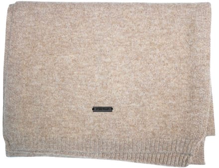 Stone Valley Khaki sjaal van kasjmier en wol voor dames en heren