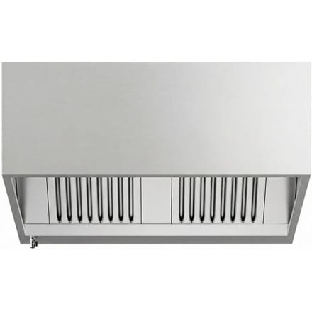 GGM Gastro Kastenhaube - 1200mm - mit Filter & Lampe Zilver