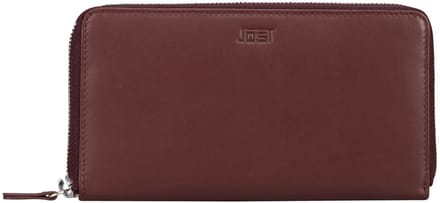 JOST Leren portemonnee Arva Slg Wallet Wine wijnrood