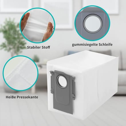 Stofzuigerzakken - Zakken Robotstofzuiger - Stofzuigen Thuis - Specifiek Model - 1 Stuks - Grijs