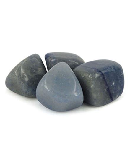 Blauwe kwarts 50 gr. trommelstenen (mt3)