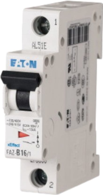 Eaton Installatieautomaat, 2A, 1p, Z-kar, 10kA