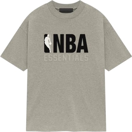 Fear Of God T-shirt Grijs NBA Warm Heather