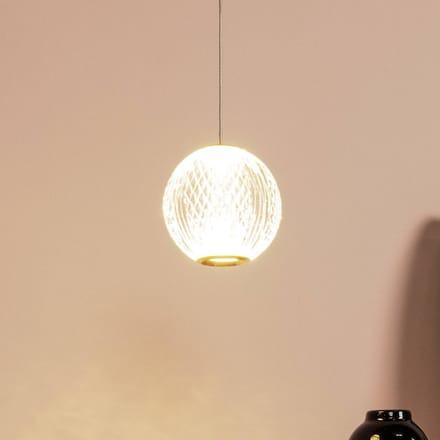 Lucide CINTRA - Hanglamp - Ø 14 cm - LED - 1x5,7W 2700K - Transparant