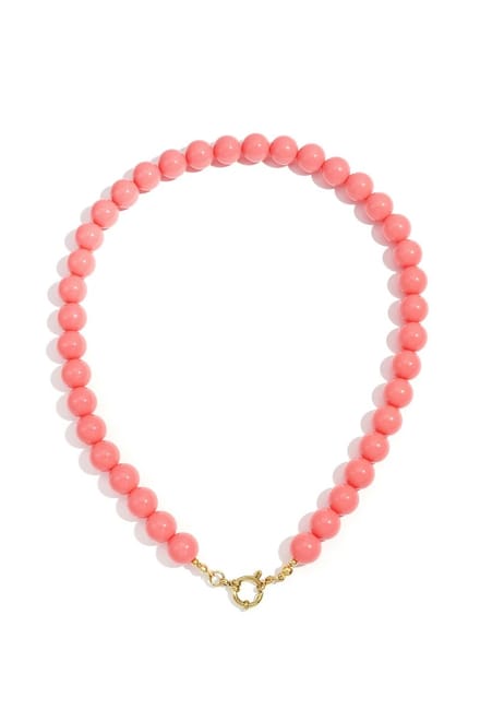Ketting met kralen en frontsluiting-12mm