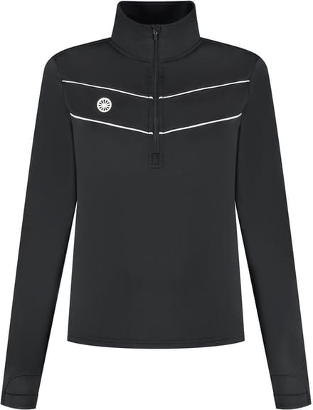 The Indian Maharadja Baroda Chevron Half Zip Sweater Dames - Maat L