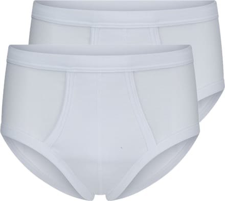 Beeren heren slip - 2-pack - wit - katooen - ondergoed klassiek - onderbroeken M