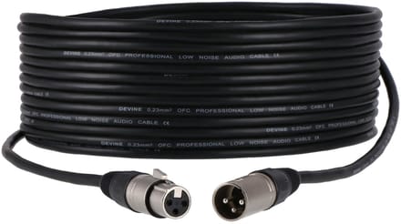 Devine MIC100/10 XLR microfoon- en signaalkabel 10 meter