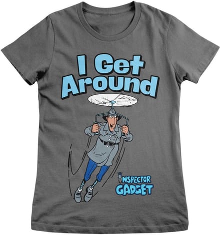 Inspector Gadget T-shirt I Get Around Girly Tee CPLG-5-IG001-H60-4