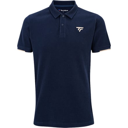 Tecnifibre Waffle Polo Heren-donkerblauw