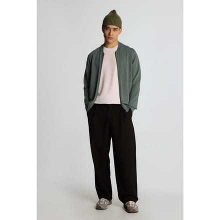 Lyle & Scott Cargo Bomber Collar Cardigan Washed Seaweed Taglia: XL | Bomber Outlet | Uomo