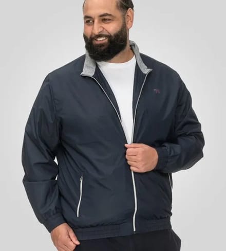 DUKE 555 EALING ZOMERJACK BLAUW BIG SIZE MAAT 4XL