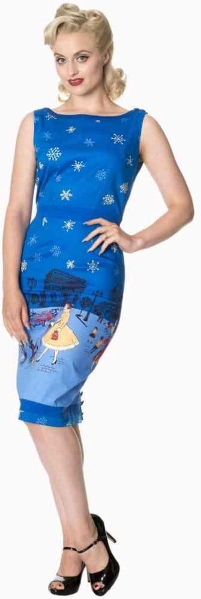 Dancing Days - ROMANCE LIVES Kokerjurk - S - Blauw