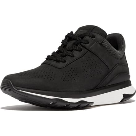 FitFlop Vitamin FFX - Nubuck sneaker ZWART - Maat 36